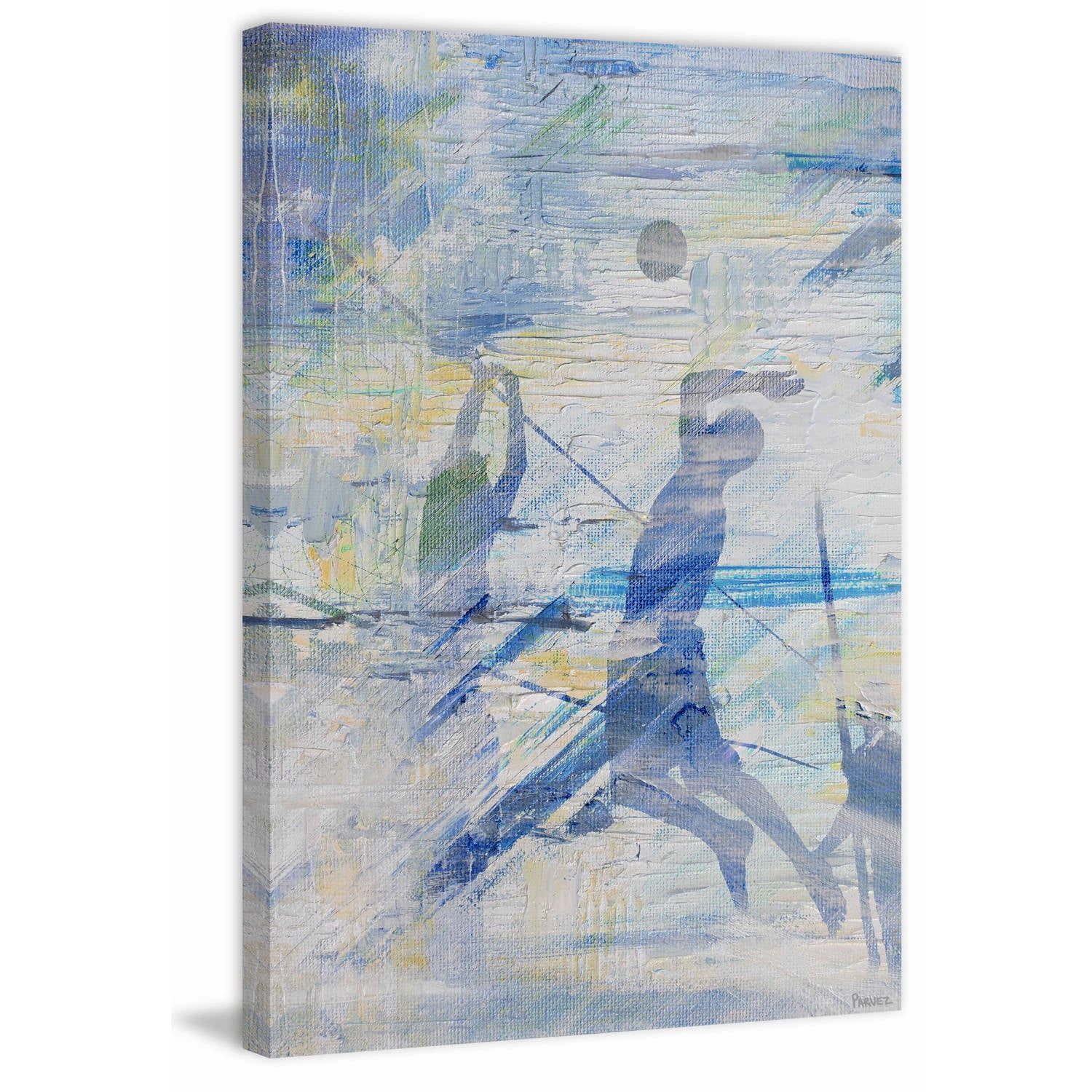 "Spike the Ball" Painting Print on Wrapped Canvas