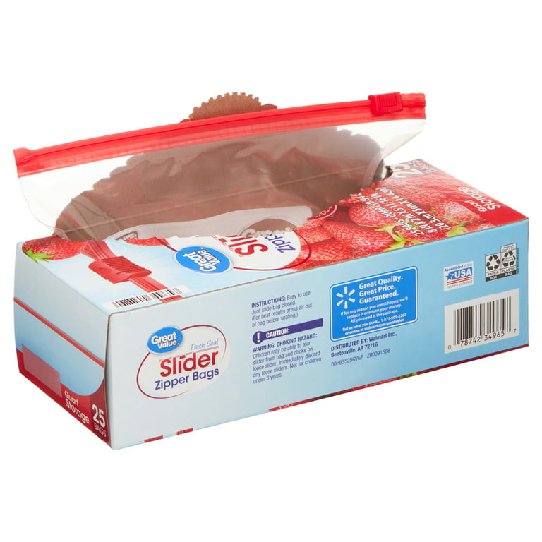 Freezer Quart Size Grip Seal BPA Free Reusable Frozen PE Food Storage Quart  Ziplock Slider Bag - China Slider Bag, Food Storage Slider Bag