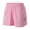 Pink, variant on Admvng Athletic Shorts for Women Solid Color Plus Size Thin Casual Loose Sporty and Wearable Sports Shorts M-4XL