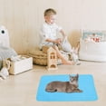 thumbnail image 4 of unbranded Alfombrilla Refrigerante Lavable Para Perros Y En Azul Ideal Para Jaulas Y, 4 of 6