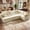 Chenille Beige, variant on BedLuxury 104" Large Modular Sectional Sleeper Sofa with Pull Out Bed, USB Charging & Storage Ottoman, U Shaped Couch for Living Room, Chenille Beige