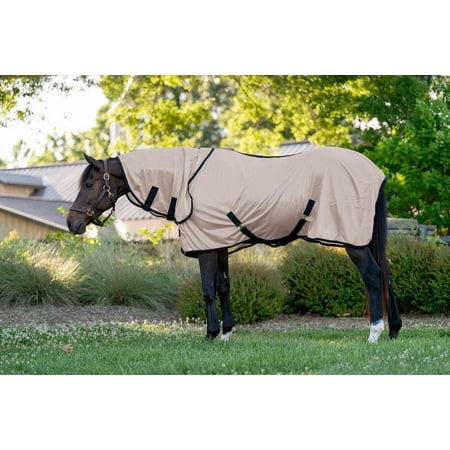 Miller's Combo Neck Fly Sheet -Rose/Beige -84