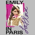 thumbnail image 2 of Men's Emily in Paris La Plouc Flowers Photo  Graphic Tee Silver 2X Large, 2 of 4