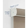 thumbnail image 5 of Linen Avenue Cordless Mojave Light-Filtering Cassette Roller Shade with Bloc Wand for Easy Adjustment– Soft Light Control, UV Protection –Tan Dunes 41 W X 66 H (Arrives 1/4" Narrower), 5 of 8