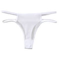 thumbnail image 1 of FAIWAD Women's G-String Underpants Low Rise Strappy Breathable Mesh Panties Comfort High Cut Panties, 1 of 6