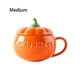 thumbnail image 5 of Toystoory Taza de cerámica con forma de calabaza, repuesto portátil brillante para hombres y mujeres, agua, leche, café, taza de té, accesorios con Utensilios de cocina Medio Toystoory HA081440-02, 5 of 6