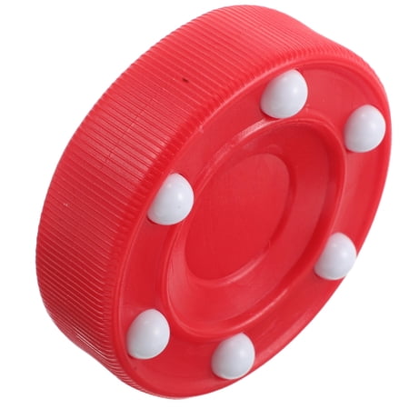 STRANDCHIC Red Roller Hockey Pucks for Land Games, and Versatile, Authentic Roller Hockey