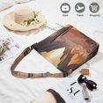 thumbnail image 2 of Cactus Desert Canvas Handbag Cross Body Shoulder Purse Bag Tote Handbag for Women Men, 2 of 5
