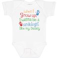 thumbnail image 3 of Inktastic Cardiologist Like Daddy Boys or Girls Baby Bodysuit, 3 of 5
