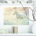 thumbnail image 1 of Fantasy White Horse - Animal Canvas Art Print, 1 of 3