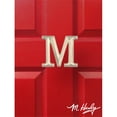 thumbnail image 1 of Michael Healy Designs MHMM2 Monogram Letter M Door Knocker, Nickel, 1 of 1