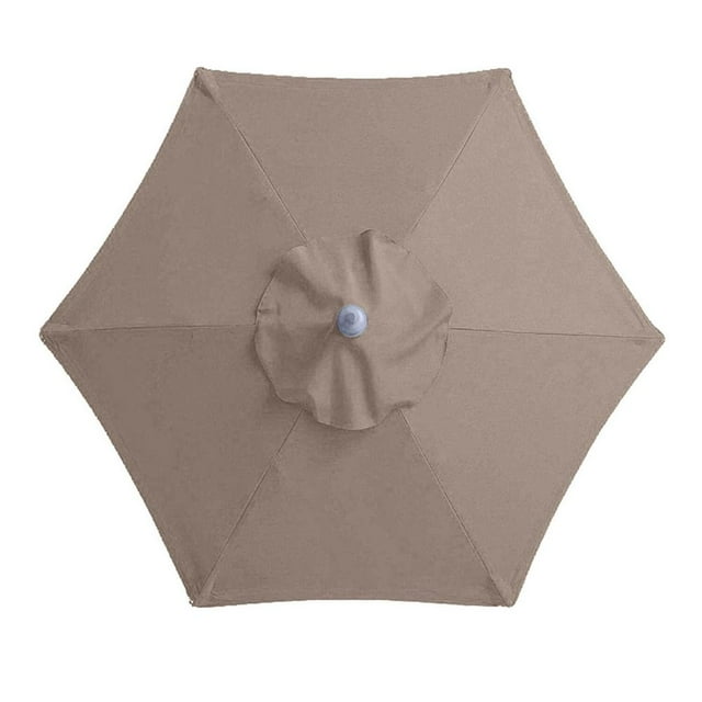 Feltree Parasol de Jardin Parasol d'Étal Extérieur Parasol de Plage Parasol de Soleil Toile de Remplacement 118 Pouces