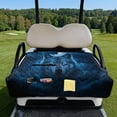 thumbnail image 2 of COEQINE Quilted Golf Cart Seat Cover, Folds Like a Bag with Handle for Easy Carry, Universal Fit 51.2"x30.3" for EZGO Yamaha Club Car 2-Seaters, 4 Pockets, Wolf Blue, 2 of 8