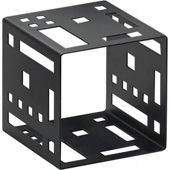 Cal Mil 1607-7-13 Squared Cube Riser, Black - 7 x 7 x 7 in.