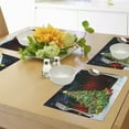 thumbnail image 4 of Ambesonne Christmas Place Mats Set of 4, Xmas Tree Cartoon, Standard Size, Multicolor, 4 of 6