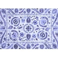 thumbnail image 1 of Ahgly Company Indoor Rectangle Abstract Blue Modern Area Rugs, 7' x 10', 1 of 4