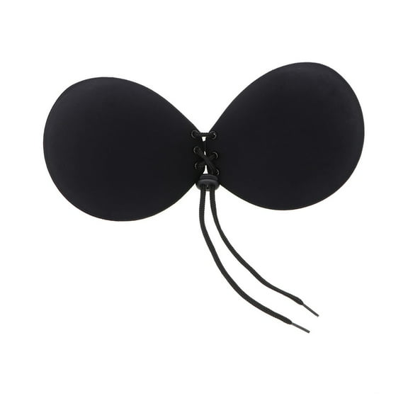 Varsbaby Self-Adhesive Strapless Underwear Push Up Silicone Bra fpr Women