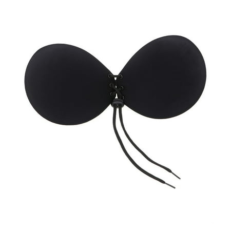Varsbaby Self-Adhesive Strapless Underwear Push Up Silicone Bra fpr Women