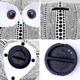 thumbnail image 3 of Alcancía de búho para adultos, niños y niñas, de plástico, para ahorrar monedas, estatua decorativa, color blanco, s202412244378, 3 of 5