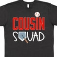 thumbnail image 4 of Inktastic Cousin Squad Baseball and Bat T-Shirt, 4 of 5