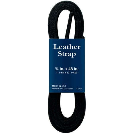UPC: 0870192014815 | Realeather(R) Crafts Leather Strap 3/4 X48 -Black