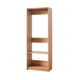 thumbnail image 2 of Benjara Dee Modular Closet System- 1 Metal Hanging Rod and 1 Shelf- Oak Brown, 2 of 6