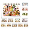 thumbnail image 6 of 2027 Desk Calendar, 8.27 x 5.51 In Large Spiral Bound Monthly Planner with Party Cat Art for Home Office Decor, 6 of 7