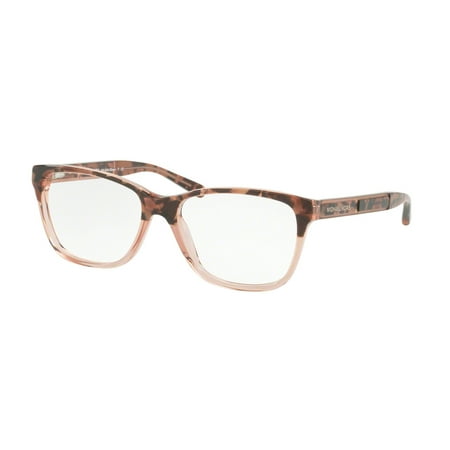 Michael Kors 0MK4044 Full Rim Square Womens Eyeglasses - Size 54 (Pink Tort Graphic)