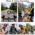 thumbnail image 3 of Desiso AI Smart Camera Glasses, 4k POV Sports Glasses HD Recording Video, Cycling Action Sunglasses, Wearable Audio Take a Picture Wireless Photography Shooting VCR，Suitable for Men and Women(Black), 3 of 8