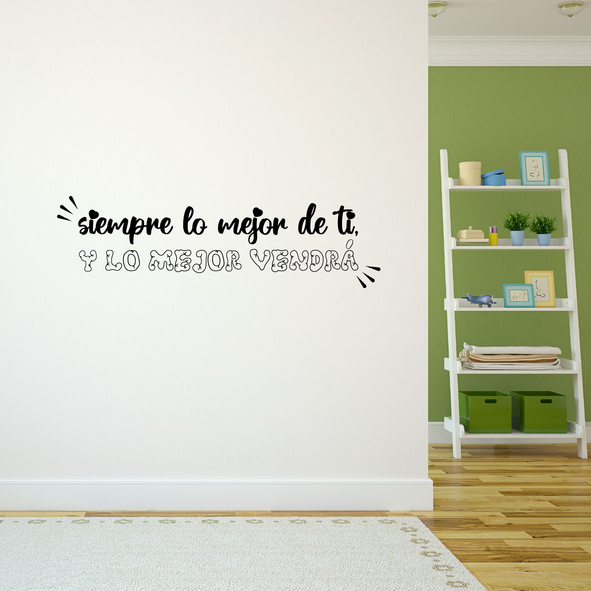 Spanish Wall Decals for Girls Bedroom - La vida no tiene que ser perfecta  para ser hermosa Life Is Beautiful Quote in Spanish Home Wall Sticker -  Size: 10 In x 7 In 