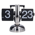 thumbnail image 1 of Reloj de cuarzo con giro automático, estilo retro, moderno y único, con hora precisa y función de cambio de página, ideal para el hogar, la oficina, regalos y decoración., 1 of 14