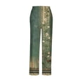 thumbnail image 5 of Lilgiuy Women's Summer Fashion Printed Straight Casual Pants Tummy Control Versatiled Pants, 5 of 5