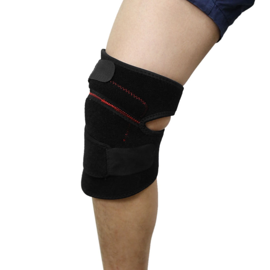 Adjustable Hook Loop Closure Knee Support Strap Brace Sleeve Wrap Pad