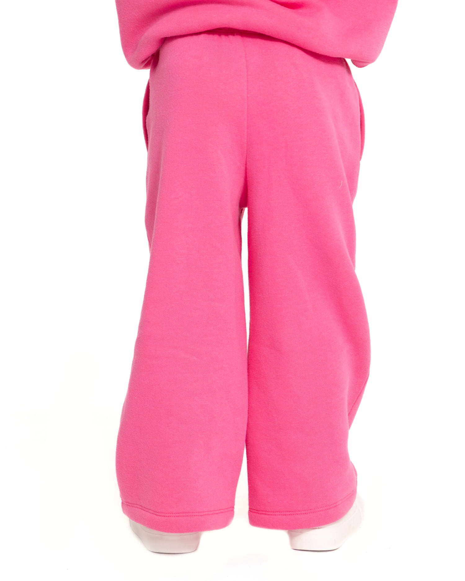 Wonder Nation Toddler Girls Fleece Pintuck Sweatpants, Sizes 12M-5T