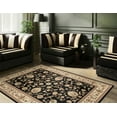 thumbnail image 3 of Tayse Sensation Area Rug 4723 Black Scrolls Border 7' 10" x 10' 3" Rectangle, 3 of 3