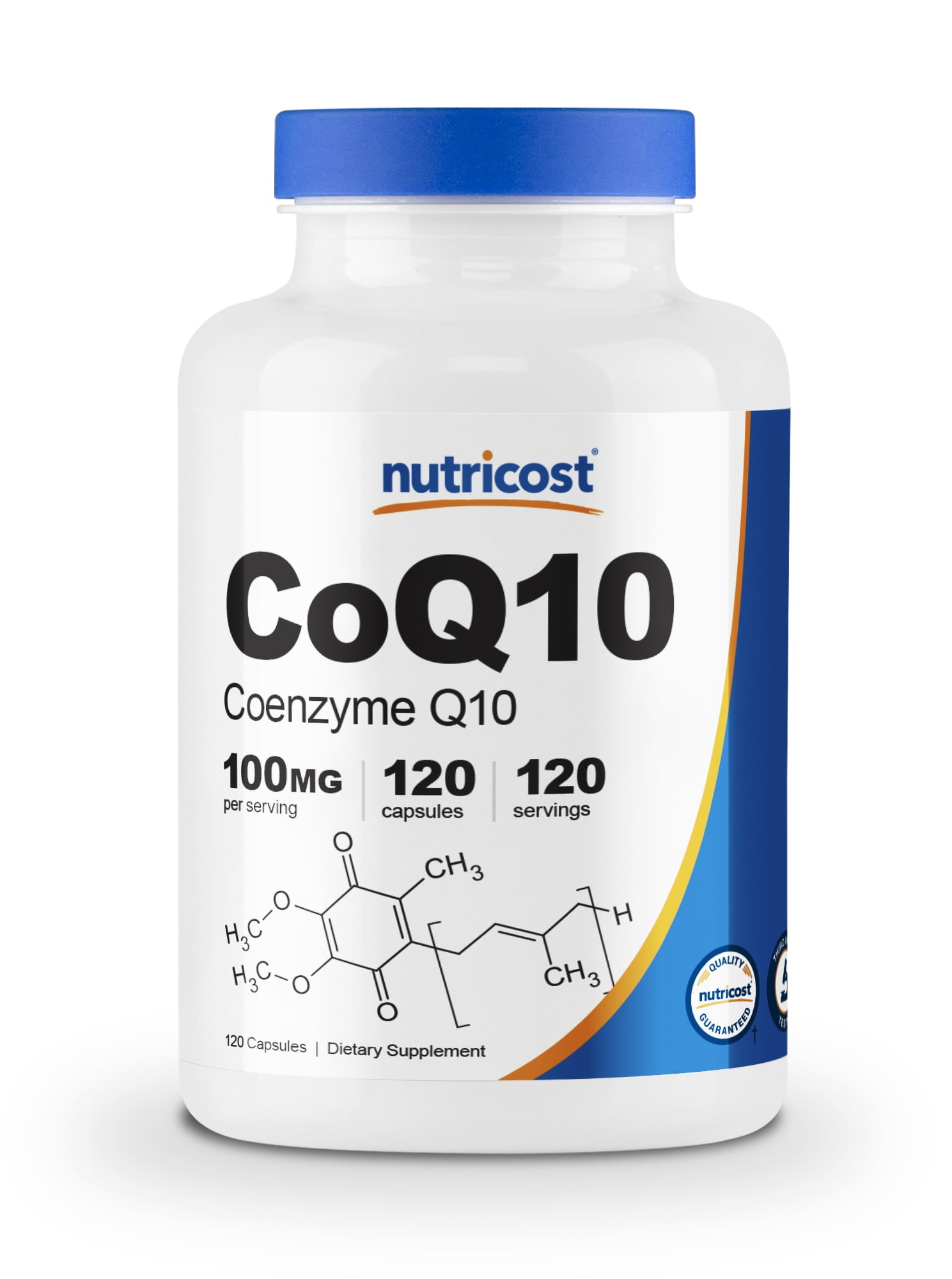 Nutricost CoQ10 100mg, 120 Vegetarian Capsules, Servings High Absorption Coenzyme Q10 - Walmart.com