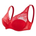 thumbnail image 1 of Timegard Lace Bras for Women Plus Size Adjustable Strap Full Support Breathable Comfort Daily Thin Bras, 1 of 4