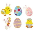 thumbnail image 2 of JHEHF Easter Bunnies Yard Decorations Outdoor Pack Of 6 Cute Rabbit Garden Signs with Stakes Holiday Welcome Signs for Patio Yard Garden Party Decor, 2 of 7