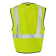 thumbnail image 2 of Kishigo - Single Pocket Zipper Mesh Class 2 Vest - 1519-1520 - Lime - Size: 4/5XL, 2 of 4
