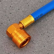 Kokovifyves Car R134A A/C Air Conditioning Refrigerant Recharge Hoses Tool with Gauge Tube