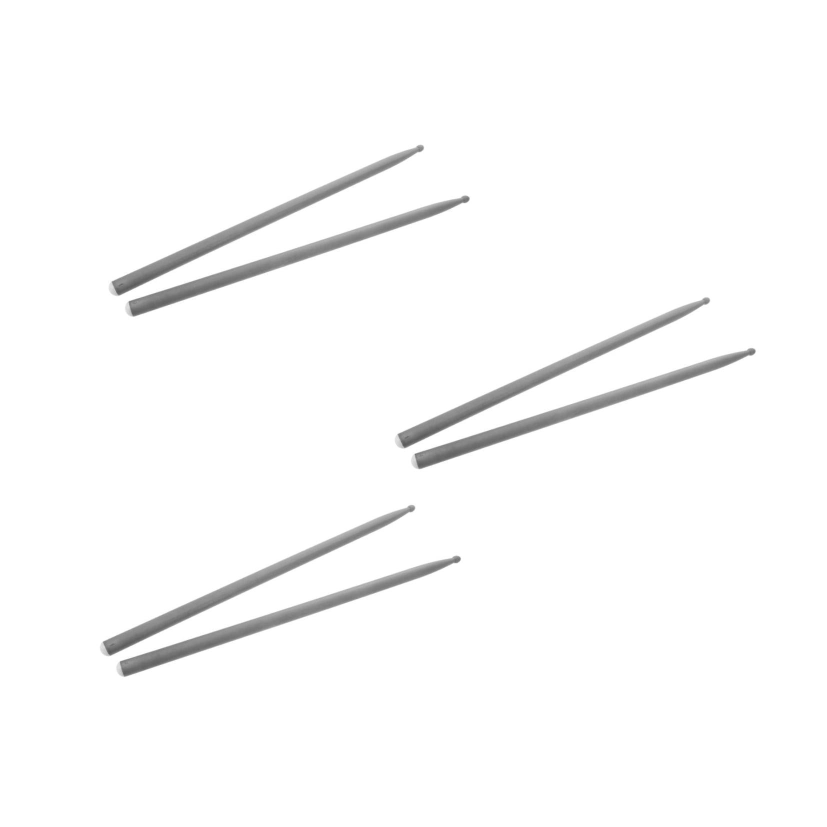 Raindrops 3 Pairs Carbon Fiber Drumsticks Set, Anti- Percussion Sticks for Drummers, Musical Instrument Accessories