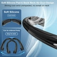 thumbnail image 6 of AI Neck Fan, 6 Speeds Adjustable Portable Personal Fan Rechargeable, 6000 mAh Battery Faster Cooling Wearable Fan, Ultra Quiet for Home, Office, Travel, Outdoor, 6 of 9
