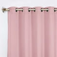 thumbnail image 3 of Superior Blackout Solid Light Filtering Grommet Curtain Panel Set, 52"X 72", Mauve chalk, 3 of 12