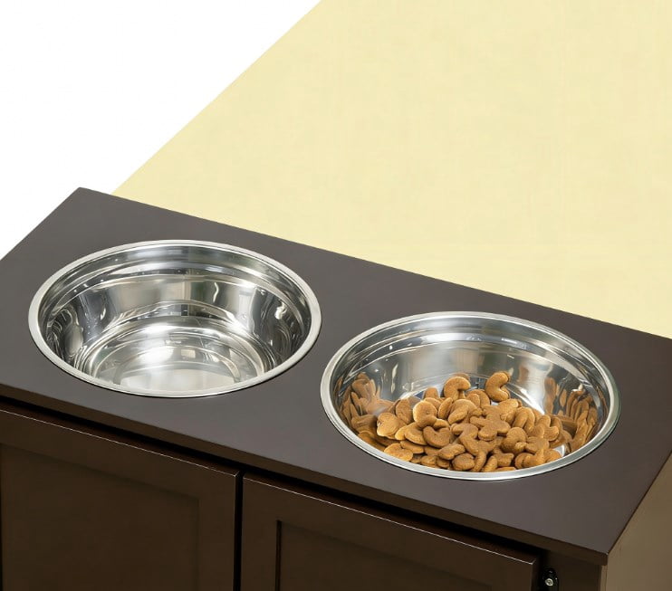Pet Feeder Stand, Elevated Dog Bowls