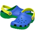 thumbnail image 2 of Zuecos Deportivos Clásicos Retro para Niños Crocs Azul Rayo Talla 6, 2 of 7