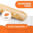 Canine Naturals Beef Chew Rawhide Free Dog Treats Made with Real