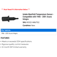thumbnail image 2 of Intake Manifold Temperature Sensor - Compatible with 1986 - 2001 Acura Integra 1987 1988 1989 1990 1991 1992 1993 1994 1995 1996 1997 1998 1999 2000, 2 of 2