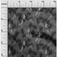 thumbnail image 2 of oneOone Cotton Poplin Gray Fabric Tropical & Bird Sewing Material Print Fabric By The Yard 42 Inch Wide, 2 of 5