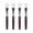 brown, variant on Travel Skincare Brush Soft Synthetic Fiber Heads Mask Applicators for Multiple Beauty Uses