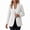 White, variant on Women's Blazer Long-Sleeve Spring Jacket Office Business Work Jacket(XL,White)